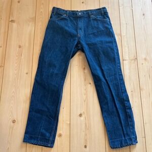 Levi's Mens 506 Orange Tab Dark Wash Straight Leg Jeans 36x30 Vintage Workwear